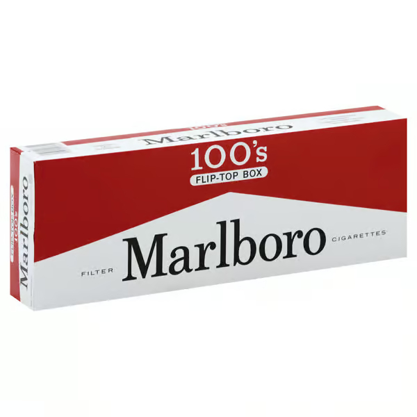 Marlboro Cigarettes Flip-Top Box 100s  Marlboro Cigarettes Flip-Top Box 100s